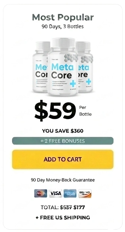 MetaCore   - 3 Bottle